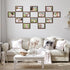 5x7 Set 12 5x 7 5x7 EYMPEU Picture Frames Rustic Brown Walnut Wood Color of Multi Display Wooden Colored Photo Frames