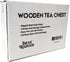 6 Break Tradition Wooden Tea Organizer For Tea Bags - Compartments, Clear Top Window, Lid Stays Open (Black)