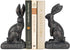 Rabbit Bookends, Decorative Bunny Book Ends for Shelves, Unique Rabbit Figurine Bookends,