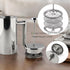 Small Stainless Steel French Press, 12-Ounce, Dual-Filter Coffee Plunger Pot Brewer for Individual Serving