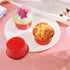EUSOAR Dessert Cups with Lids, 30pcs 5oz Disposable Aluminum Ramekins for Baking, Mini Cheesecake Pan