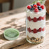 24oz 4 SHOWIN Overnight Oats Containers with Lids, Glass Jars with Lids pcs, Light Green, Wide Mouth Mason jars