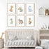SYYANKK 8x10 Inch Set 6 Dinosaur Nursery Wall Art Kids Canvas Poster Boys Room Wall Decor Watercolor Dino Wall Art