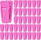 40 Pcs Plastic Baby Hanger Clips Slim-line Finger Clips Set for Velvet Clothes Hanger (Pink)