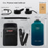 NATURE PIONEOR 64oz Insulated Water Bottle with Straw - Stainless Steel Vacuum Water Jug with Holder/Sleeve