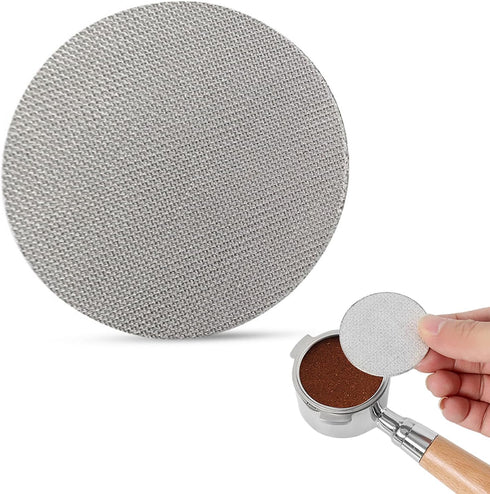 Espresso Puck Screen, 51mm Reusable Mesh Coffee Filter for Espresso Portafilter, 1.7mm Thickness