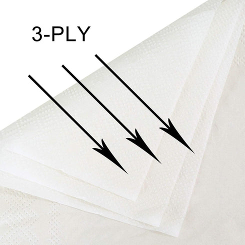 Gexolenu Mr & Mrs Wedding Cocktail Napkins, Gold Foil Disposable Paper Napkins for Wedding Shower Party Decorations,