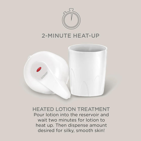 Heated Lotion Dispenser - True Glow by Conair in White