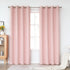 KEQIAOSUOCAI 84 Inch Length Baby Pink Curtains for Girls Kids Nursery Bedroom