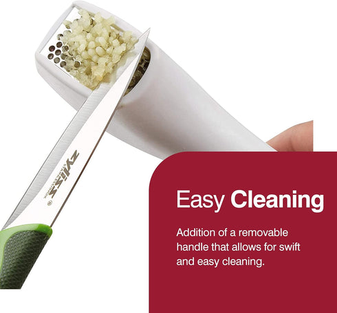 Zyliss Easy Clean Garlic Press - Lightweight Garlic Mincer & Crusher for Kitchen