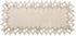 Phantomon Neutral Linen Table Runner 36 Inches Beige Embroidered Runner Lace Centerpiece