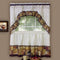 Achim Home Furnishings CFTS36BW12 Coffee Tier and Swag Window Treatment Set, 57" x 36", Brown