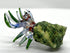 22k Seashell Hermit Crab Miniature Figurines Animals Hand Painted Blown Glass Art with Gold Trim Collectible Gift