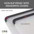 Dexas 2-Pack Non-Slip Cutting Boards with Measuring Guides, Includes 13"x9" and 8"x6.5" Boards