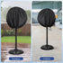 Industrial Heavy Duty Outdoor Floor Fan, Waterproof Dustproof Cover