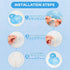 LASLU It's A Boy Baby Shower Party Photo Booth Props Set, 25pcs on Sticks