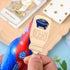 wxfdac 24 Pcs Baby Bottle Opener, Popping Bear Footprint Keychain Bottle Openers with White Gift Box, Baby Shower Party