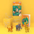 3D 8 Chefclub Kids Safari Cookie Cutters - Stainless Steel Animal Shapes for Baking & Montessori Learning - Giraffe