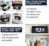 SLEEPING LAMB Stackable Hat Organizer, 2 PCS Hat Storage Boxes for Closet, Holds 30 Caps with Cardboard, Black