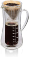 Hamilton Beach Pour Over Drip Coffee Maker, 17 Ounces, Glass Carafe