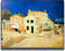 OKRA Van Gogh Wall Art, Yellow House Poster, Impressionist Fine Art Home Decor Unframed (12x16in)