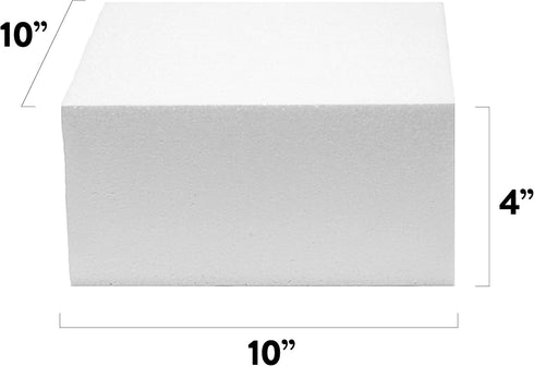 Dummy 10 10 4 Inches Global Sugar Art Cake Square, x x