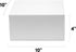 Dummy 10 10 4 Inches Global Sugar Art Cake Square, x x