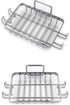 White Silver Soap Dish for Shower, 2 Pack Suction Cup Square Holder - 304 Stainless Steel Soap Saver