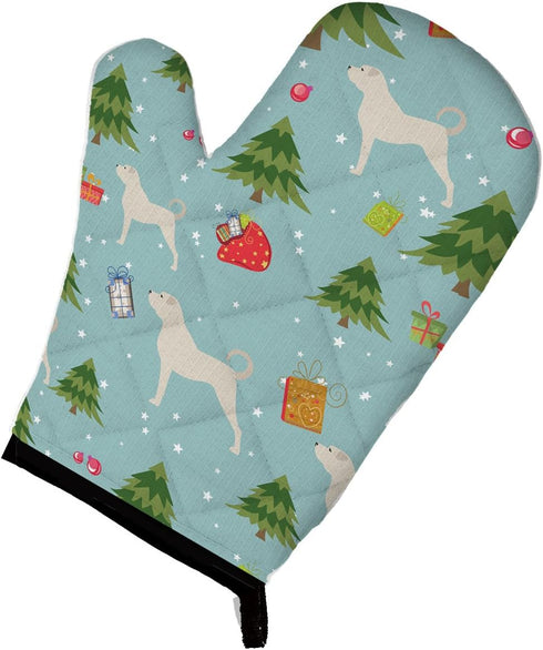Caroline's Treasures BB4901OVMT Christmas Anatolian Shepherd Oven Mitt, Heat Resistant Thick Kitchen Mitt for Hot Pans