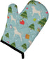 Caroline's Treasures BB4901OVMT Christmas Anatolian Shepherd Oven Mitt, Heat Resistant Thick Kitchen Mitt for Hot Pans