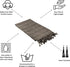 Stonewashed Turkish Bath & Beach Towel, 100% Organic Cotton, Soft, Lightweight, Quick Dry, Black