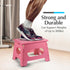 2-Pack) Handy Laundry Folding Lightweight Step Stool - Sturdy Enough to Support Adults and Safe Enough for Kids - Opens