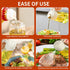 Reluhe 2Pack,Olive Cooking,2 1/16oz/470ml Oil Sprayer for in Glass Oil Spray Bottle,Bottle for Kitchen Gadgets,Air