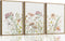 MTFBWY Wildflower Framed Canvas Wall Art Set of 3, Nursery Floral Botanical
