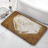 NYMB Non-Slip Baseball Bath Rug, Wooden Floor Mat for Indoor Outdoor Entryways, (17X29in)