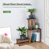 4 Saving,27.6,Small) Wood Plant Stand Indoor Outdoor Tiers Plant Rack Corner Planter Shelf Flower Pot Holder for Living