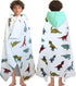 VOOVA & MOVAS Dinosaur Hooded Towels for Teens & Big Kids 8Years