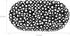 27 14 Inch WELTRXE Oval Bathtub Mat Non Slip, Black Bubbles Bath Mats for Tub, Shower Mat with Drain Holes, Suction