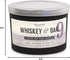 Matte Black Letterpress 3-Wick Scented Candle, 12-Ounce, Whiskey & Oak