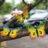 WKHOMEDECO Metal Butterfly Wall Art, Set of 3 Outdoor Decor for Indoor and Outdoor Fence, Garden, Yard