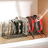 ORDORA Pots and Pans Organizer, Under Cabinet Rack with 12 Adjustable Dividers, 11.8''-22.8'' Kitchen Cabinet Organizer