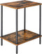 Waipfaru Swivel Height Adjustable Side Table Sofa Tray, Tiltable Sofa Bed Bathroom