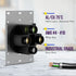 ENERLITES 50 Amp Range Receptacle Outlet, NEMA 14-50R, 3-Pole, 4 Wire, 250V, 66500-BK, 2 Pack, Black