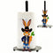 XYittkl Cute Western Bunny Paper Towel Holder Countertop, Rustic Farmhouse Kitchen Decor, Funny