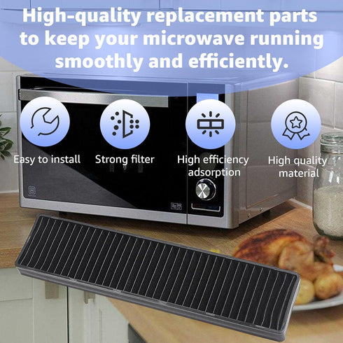5230W1A003A Microwave Charcoal Filter, Compatible with LG Microwave Replacement for model LMV1650SW, LMV2031BD, Pack of