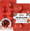 Extra Large 5-Cavity Semi Sphere Silicone Mold, 2 Packs for Chocolate, Cake, Jelly, Dome Mousse Baking