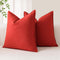 OTOSTAR Pack of 2 Soft Linen Decorative Throw Pillow Covers 16 x