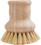 HIC Harold Import Co. Kitchen Dish Pan Scrub Brush, Natural Bristle, Non-Scratch Tampico Bristles, Wooden Handle