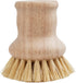 HIC Harold Import Co. Kitchen Dish Pan Scrub Brush, Natural Bristle, Non-Scratch Tampico Bristles, Wooden Handle