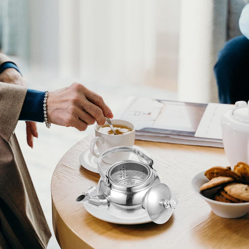 MAGICLULU Stainless Steel Whistle Kettle, Mini Whistling Teapot for Home Kitchen Tea Coffee (5.50inch/14cm)
